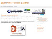 Tablet Screenshot of descargarpowerpoint.com